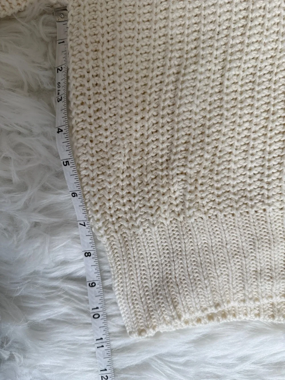 American Eagle Chunky Knit Half-Zip Sweater – Women’s Size Small - Picture 7 of 9